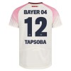 Camisola Bayer 04 Leverkusen Edmond Tapsoba 12 Homen Equipamento 2ª 2025-26